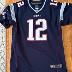 Nike Kids Navy and White Jersey